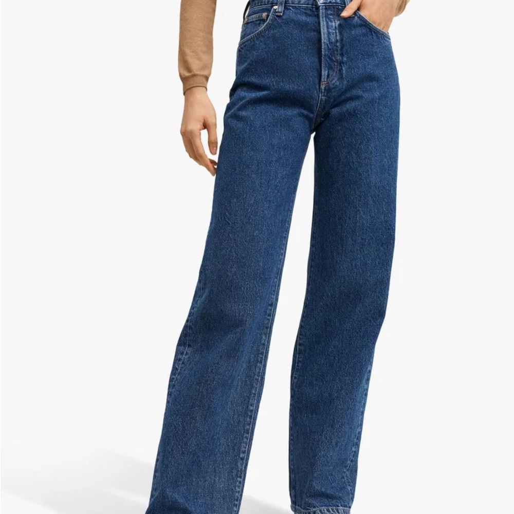 Mango Kaia straight wide leg Jeans